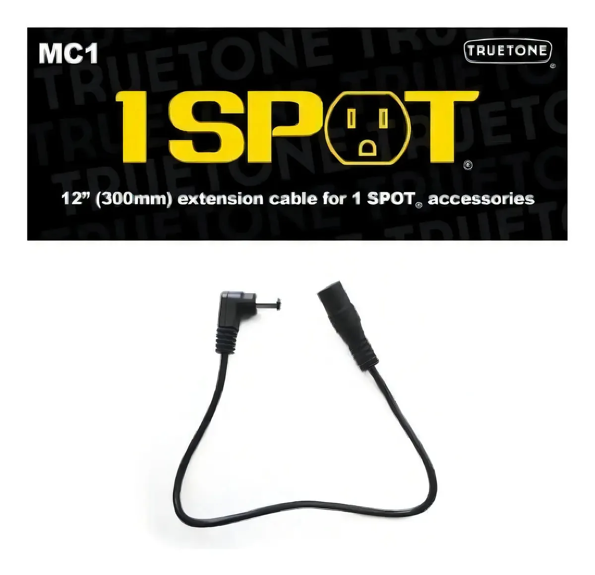Cabo Extensor 1 Spot MC1 30cm Macho/Fêmea Compatível Fontes
