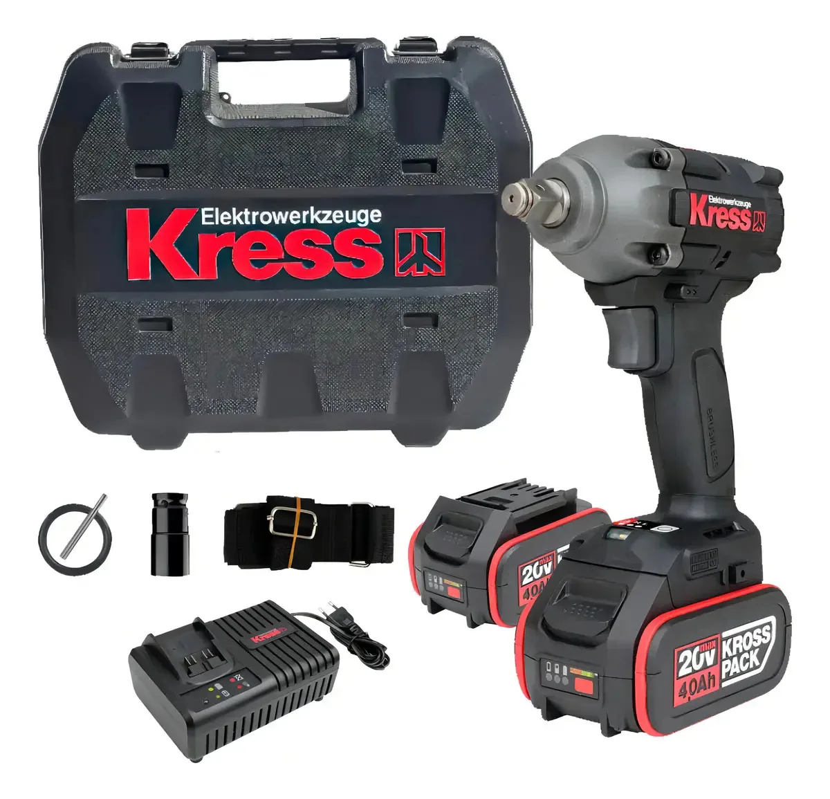 Chave De Impacto Brushless 1/2 20v Kress