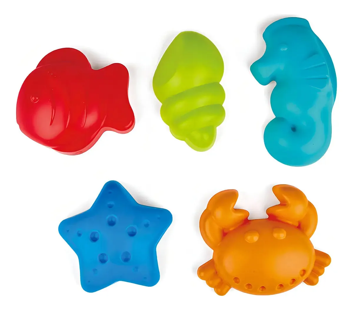 Conjunto de brinquedos de areia multicoloridos Hape Sea Creatures