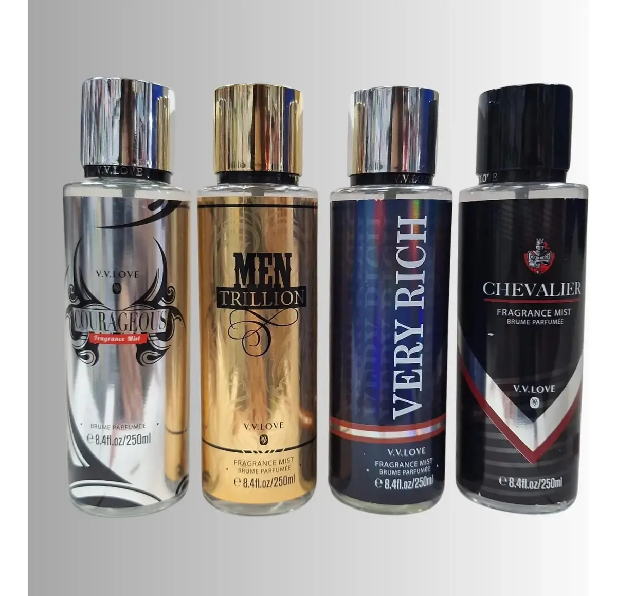 4 névoas corporais masculinas, 4 peças com aromas diferentes #02