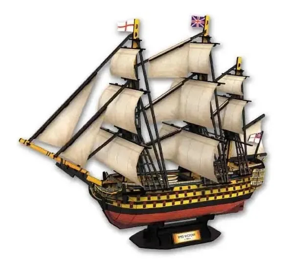 Quebra-cabeças 3d Hms Victory Cubic Fun