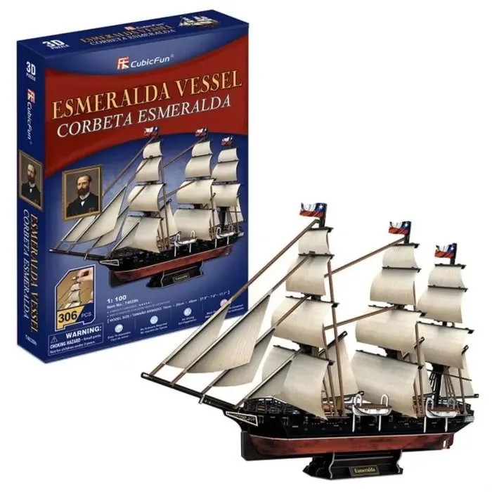 Quebra-cabeças 3d Esmeralda Vessel - Cubicfun