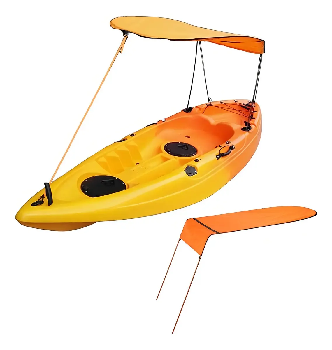 Toldo de caiaque e canoa Moocy (laranja)