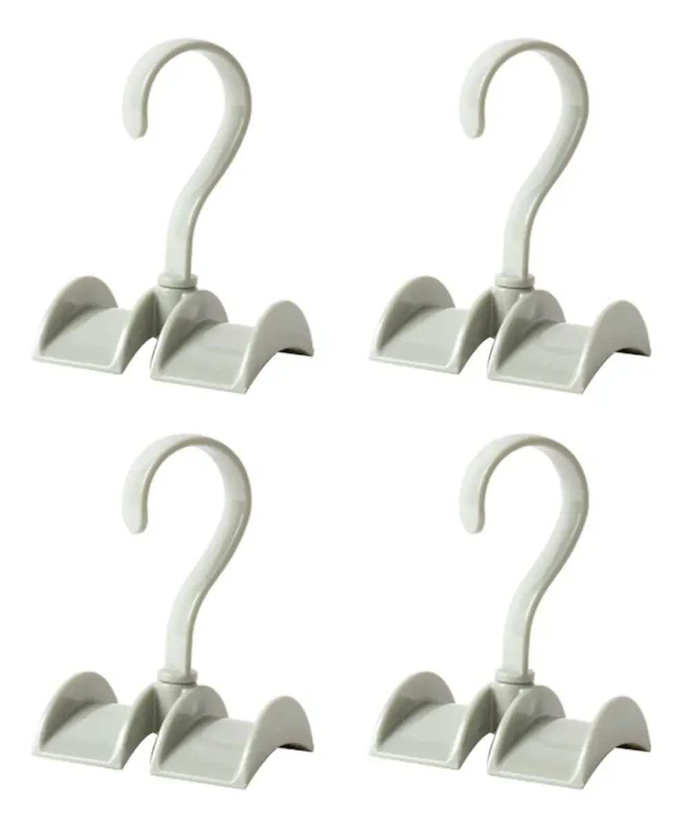 Hooks, organizador de roupas giratório de 360°, organizador de roupas, 4 unidades