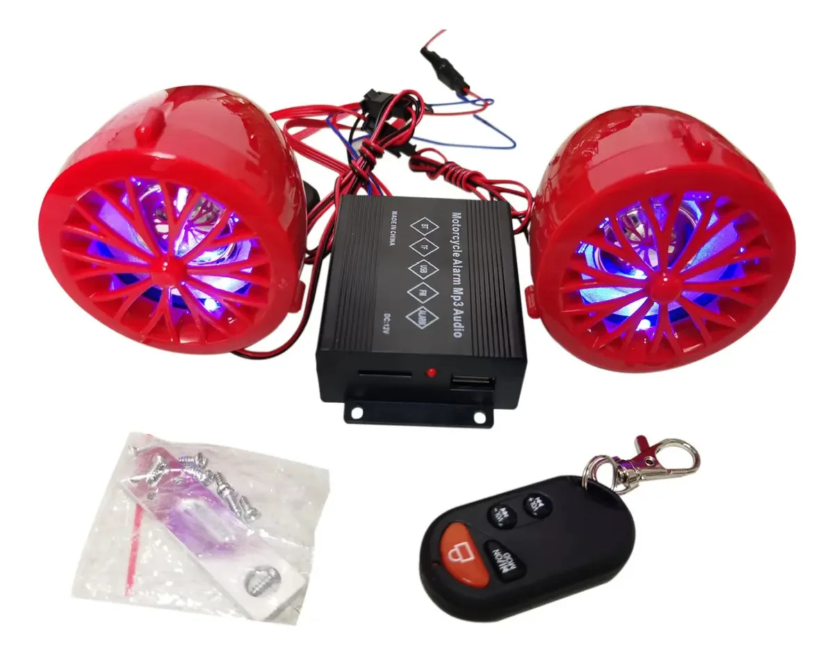 Controle remoto de áudio Bluetooth anti-roubo para motocicletas