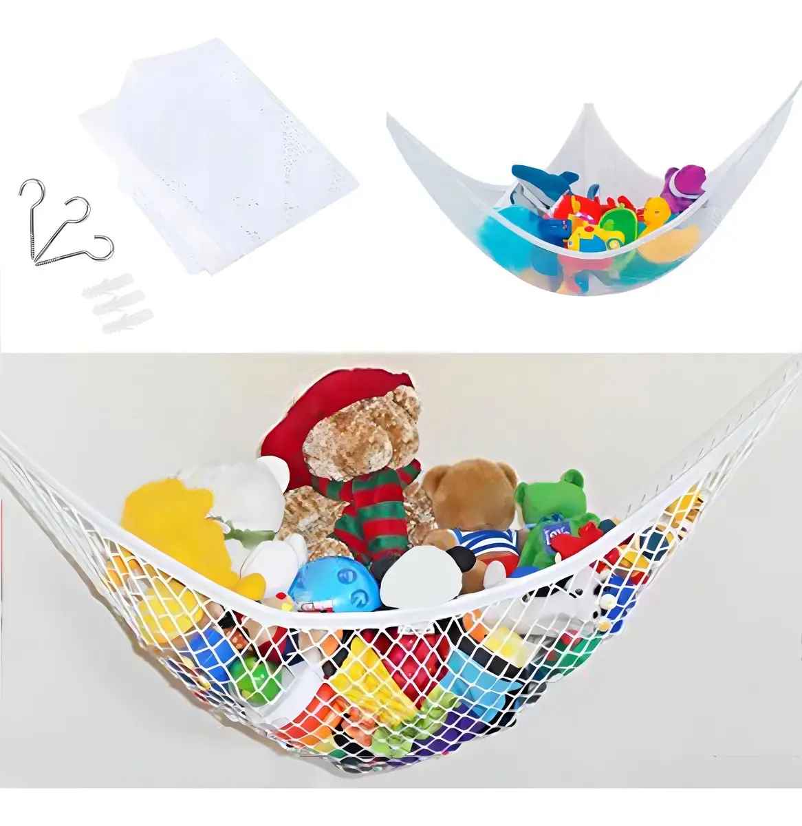 Organizador para brinquedos e brinquedos de pelúcia (rede e corrente) Dreambaby