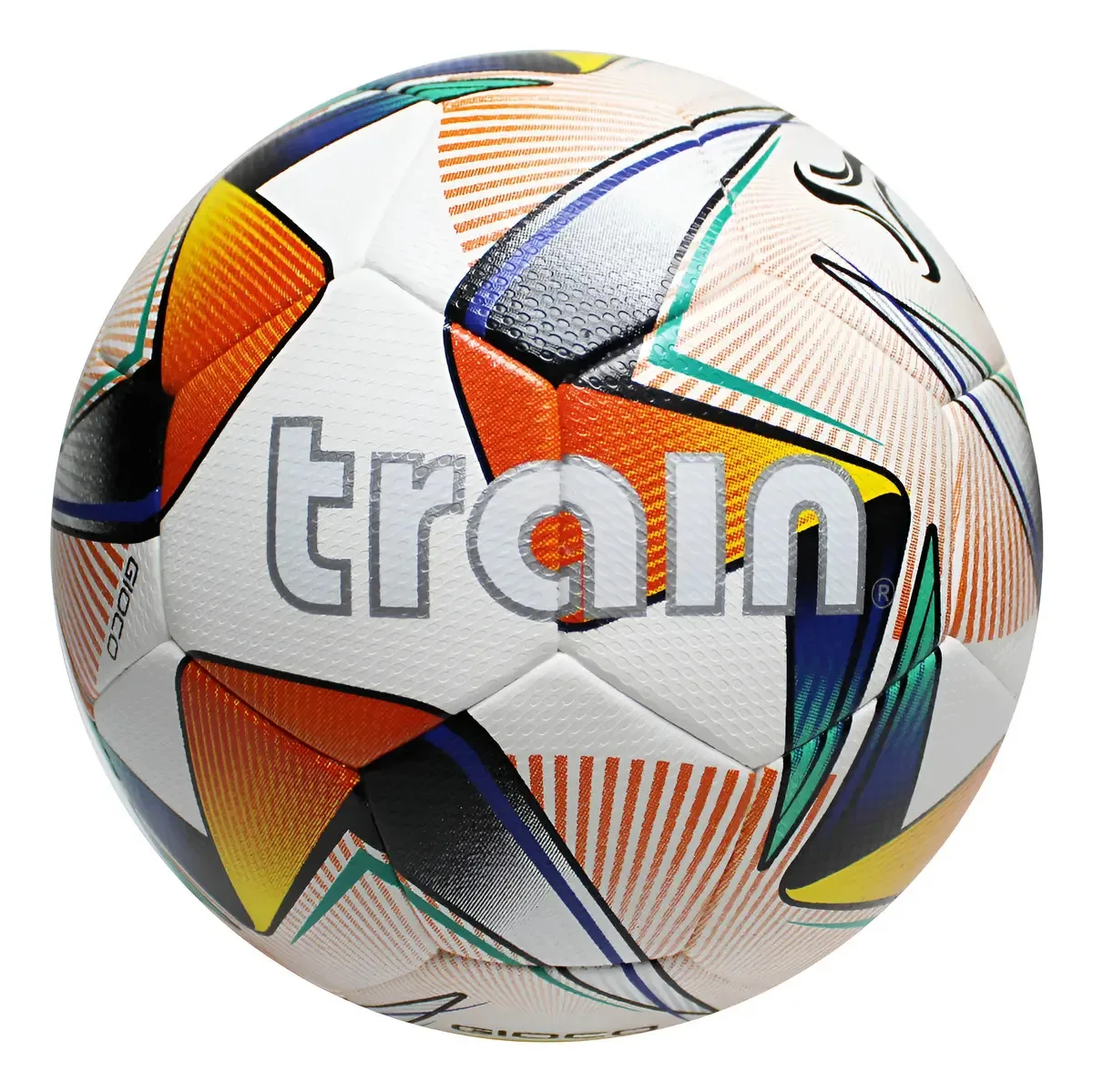 Bola de futebol multicolorida Train No. 5