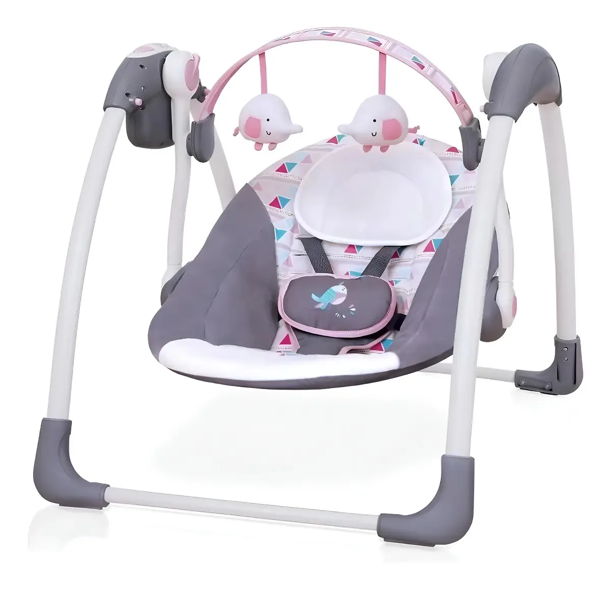 Cadeira Descanso Musical Balanço Automática Mastela Rosa