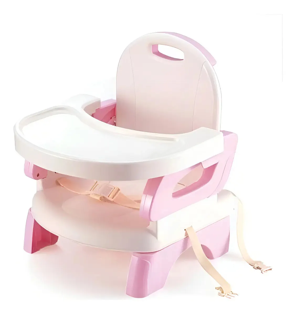Cadeira De Alimentação Portátil Rosa - Mastela Liso