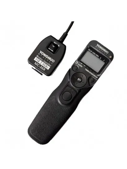 Controle Remoto Yongnuo Mc36r Para Cameras Nikon () Cor Preto