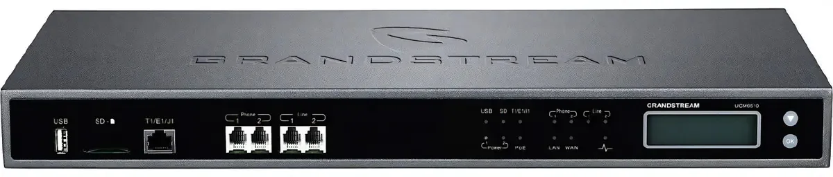 Pbx IP central Grandstream Ucm6510 2 Fxo 2 Fxs 200 chamadas