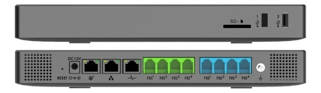 Pbx IP central Grandstream UCM6304a 4 chamadas Fxo 4 Fxs 150