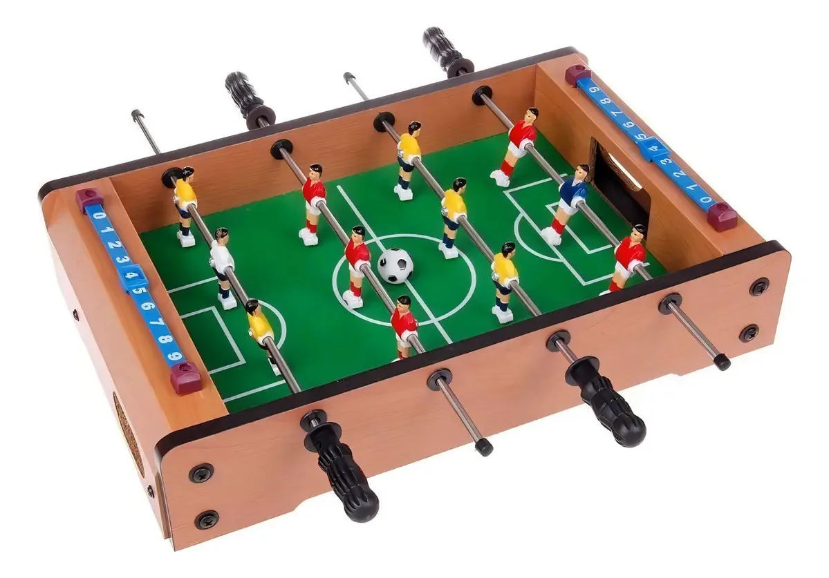 Mesa de pebolim mini Win.max WMG08962 com bolas incluídas