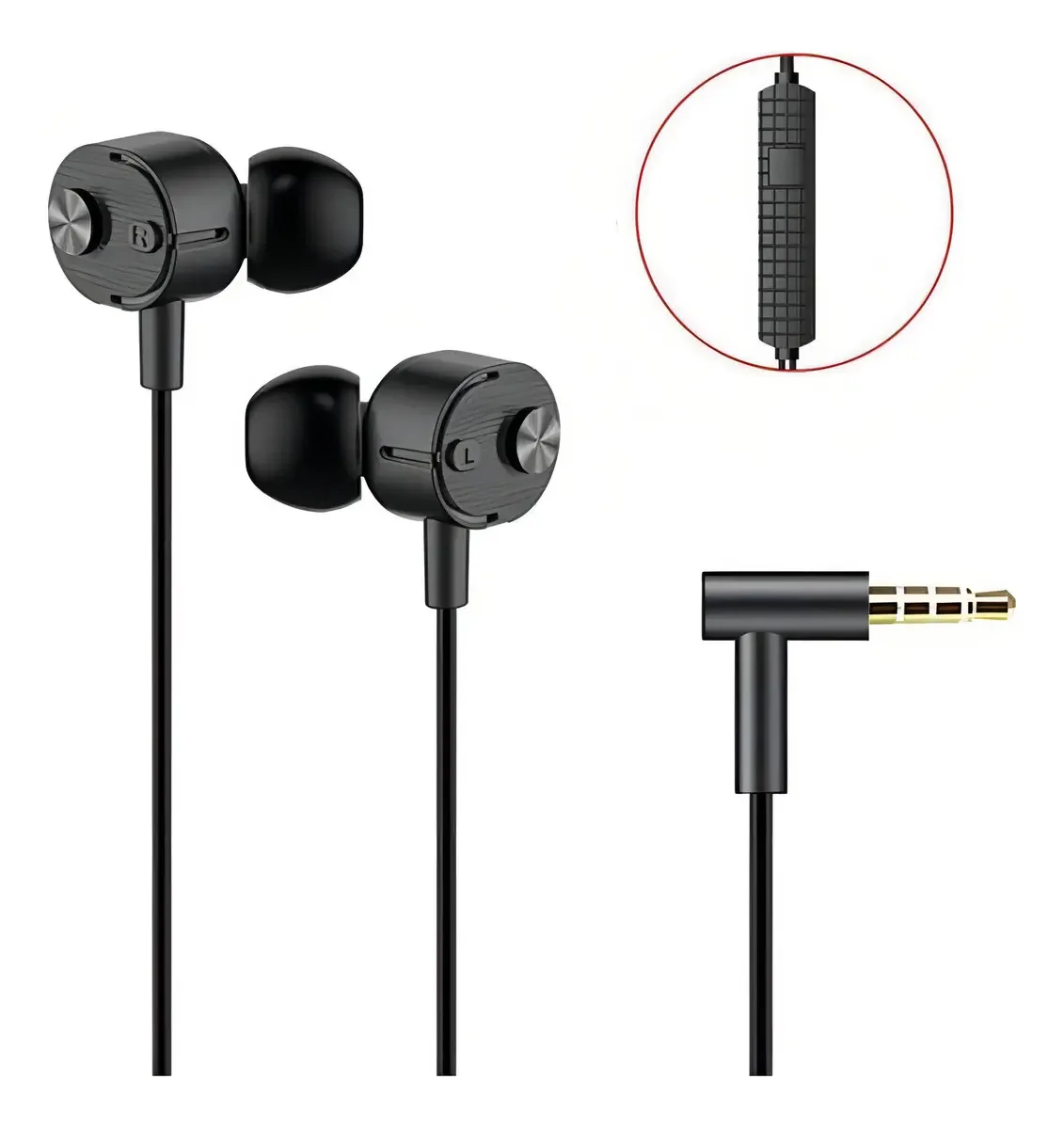 Fone Ouvido Estereo Celular Com Microfone Cabo Reforçado