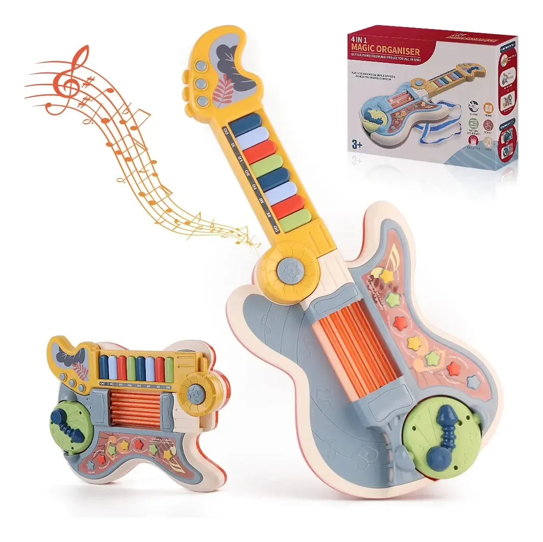 Guitarra Infantil Brinquedo Musical Educativo Precoce