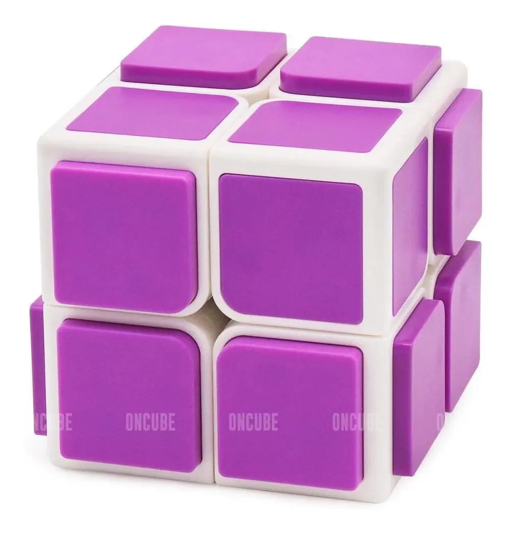 Cubo Mágico 2x2x2 Qiyi Os Roxo
