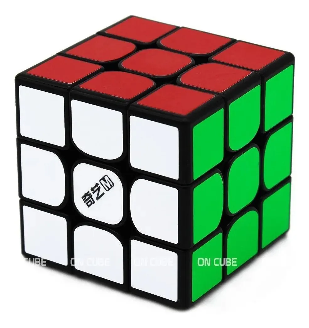 Cubo Mágico 3x3x3 Qiyi Ms Preto - Magnético