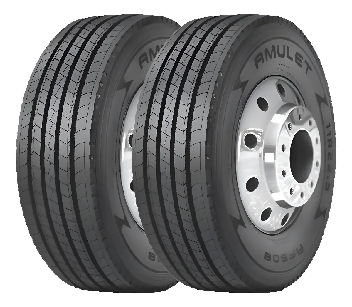 Pacote de 2 pneus Wheel 255/70r22.5-16c 140/137m Amulet M