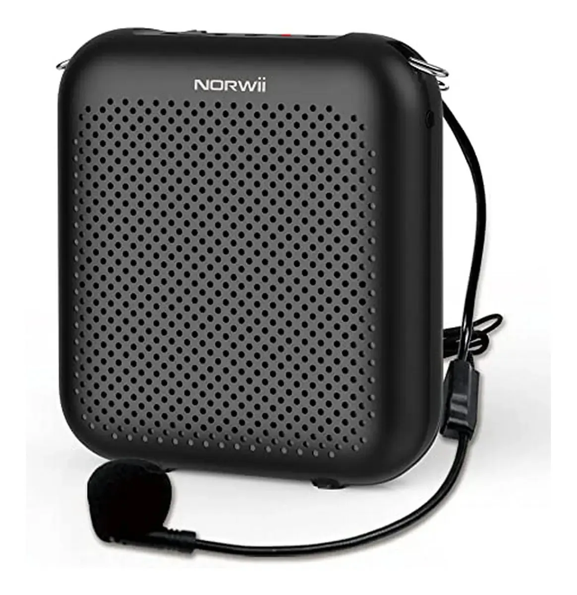 Amplificador de voz portátil recarregável com microfone e alto-falante