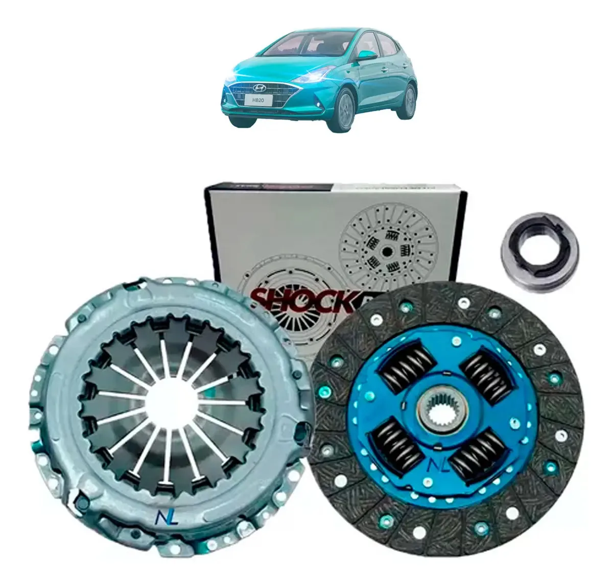 Kit Embreagem Hyundai Hb20 1.0 2012-2023 Kia Picanto