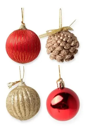 Kit Enfeite Bola De Natal