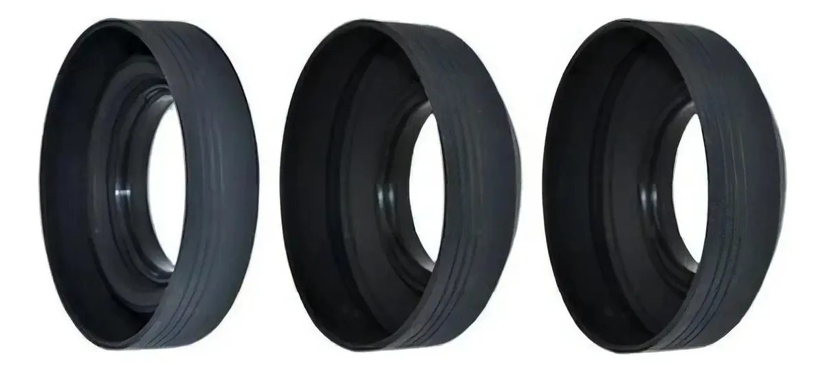 Para-sol De Silicone 3 Em 1 - 62mm