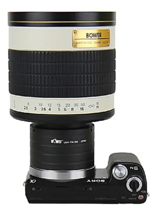 Adaptador Para Sony Nex Para Uso De Objetiva Mirror Lens