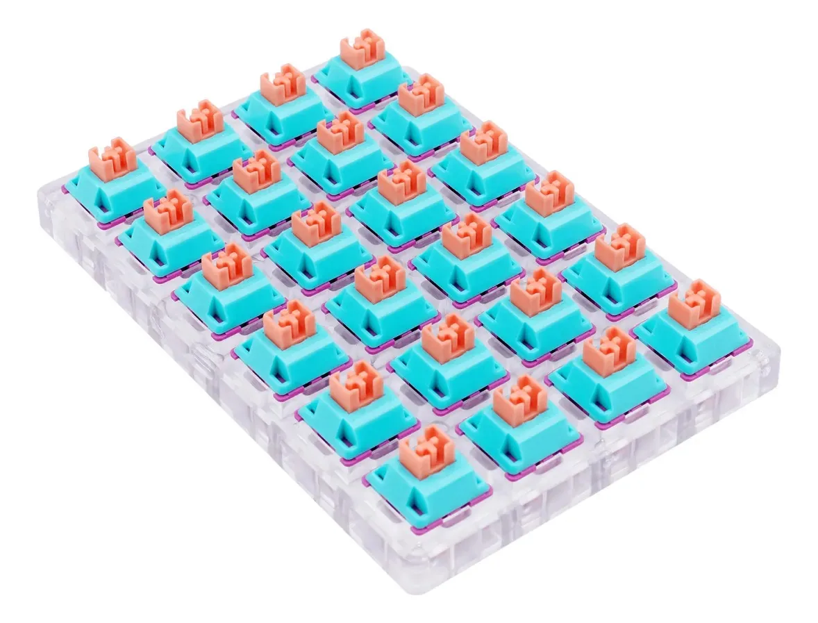 Kit De Switches Redragon Bullet R Neon Linear 50gf 24un