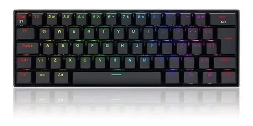Teclado Mecânico Gamer Redragon Draconic Pro Preto 60% Rgb