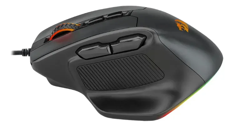 Mouse Gamer Redragon M806 Bullseye com 12.400 DPI e Sensor Óptico