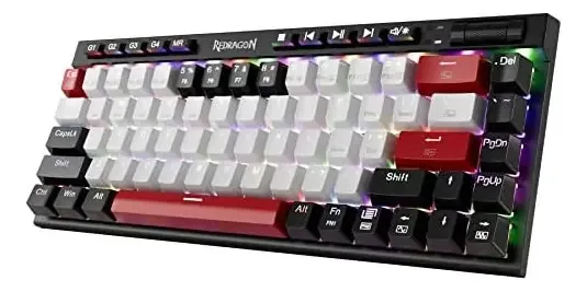 Teclado mecânico retroiluminado Redragon K635 Warm Rgb