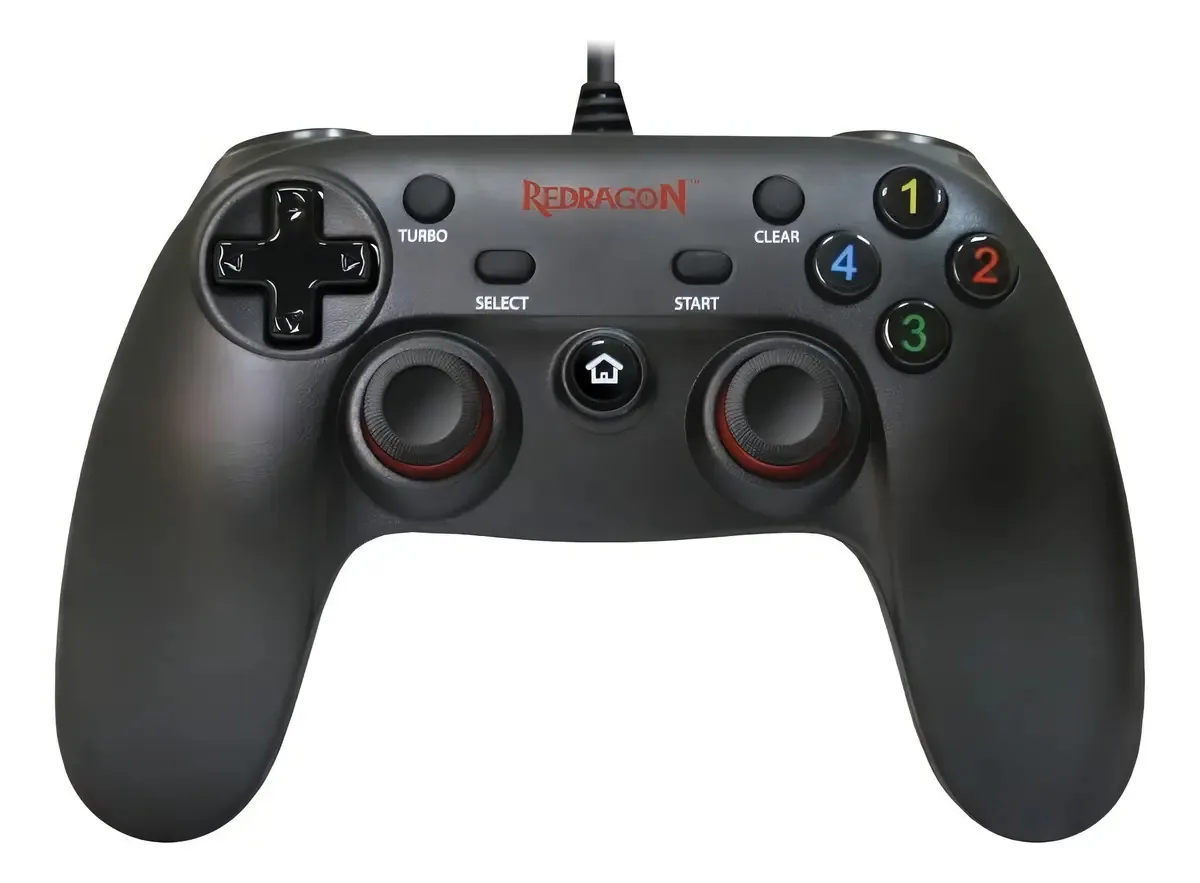 Controle joystick Redragon Saturn G807 preto