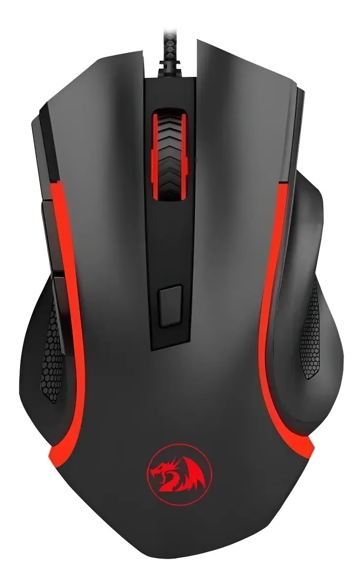 Mouse Redragon Nothosaur M606 black e red
