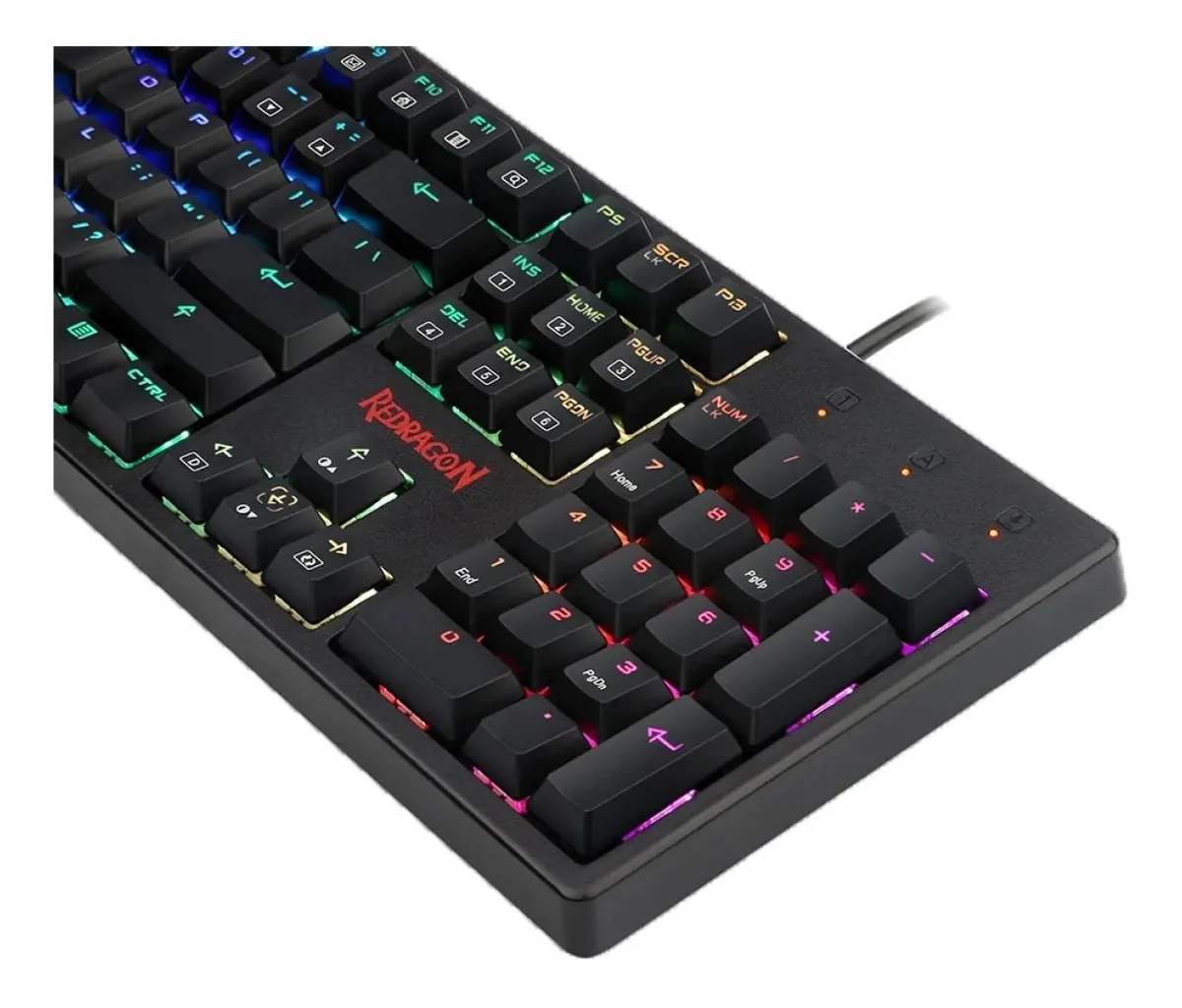 Teclado Mecânico Gamer Redragon Kama Preto Rgb Switches