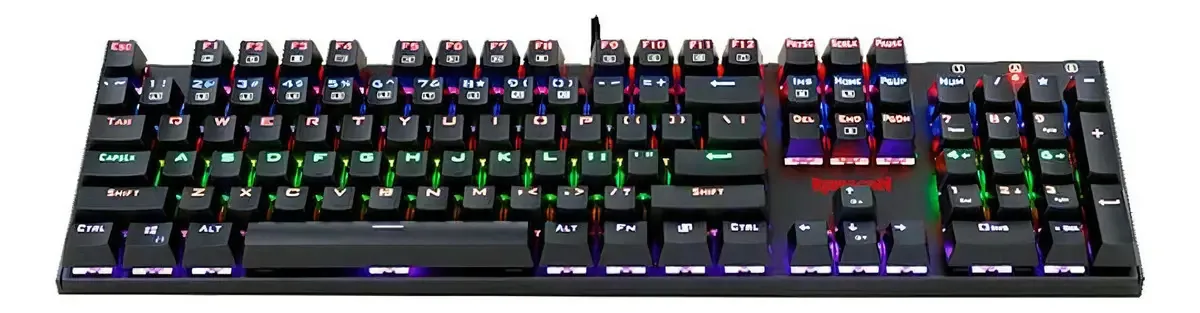 Teclado Mecânico Gamer Redragon Rudra Rainbow K565-r Switch