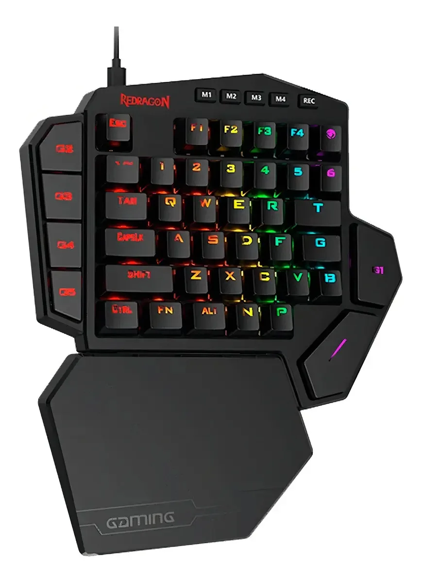 Teclado para jogadores Redragon Diti K585 Switches Brown Led Rgb