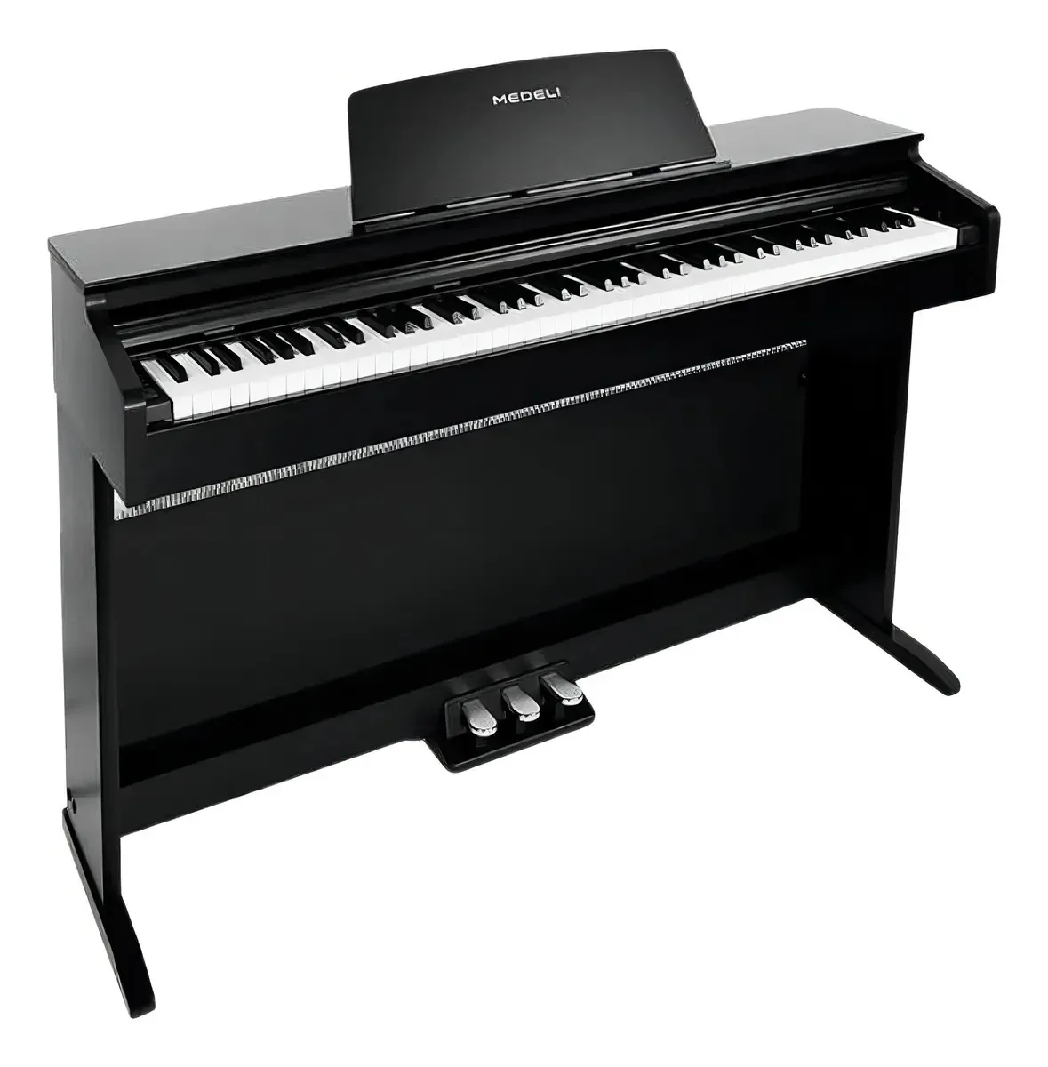 Piano digital de ação graduada Medeli Dp260 de 88 teclas