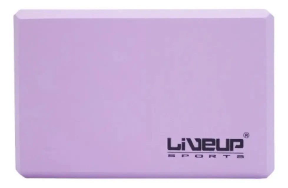 Eva Rubber Brick, ginástica esportiva, ioga, pilates, Livepro, cor violeta