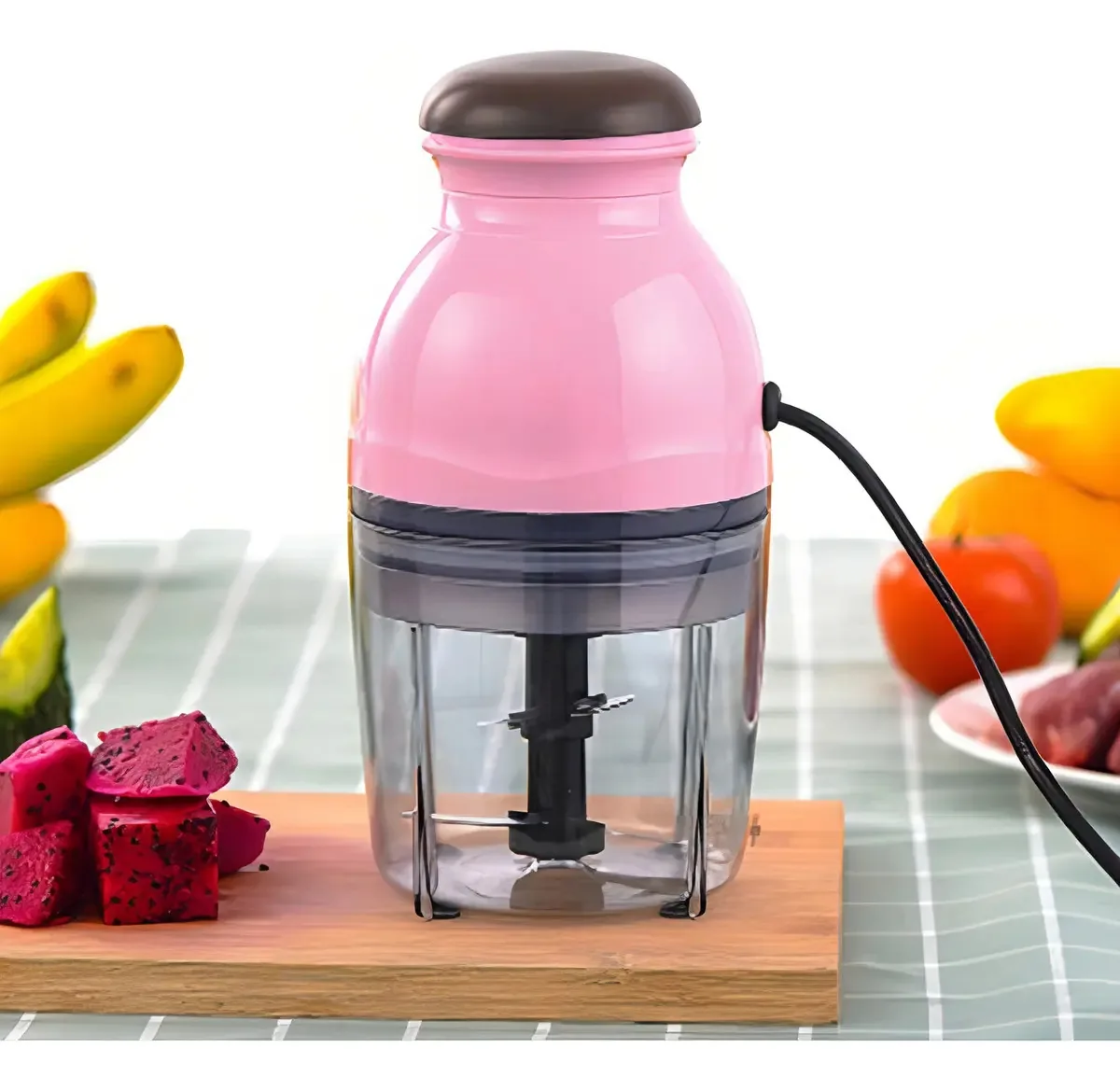 Liquidificador elétrico: picador de vegetais, vegetais, frutas, suco, cor do assunto