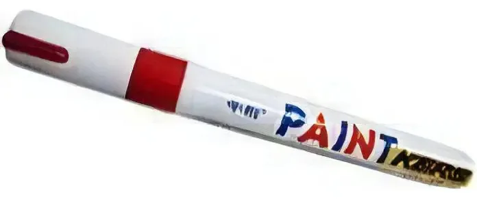 Caneta Paint Tira Risco Fácil Aplicação Kers Vermelha Carros