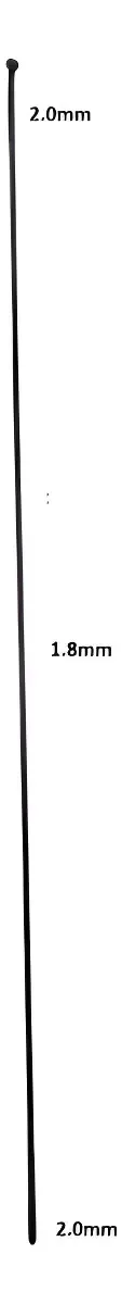 Bicicleta ultraleve Lightning Rines Sapim Race 282 mm de 32 raios preta