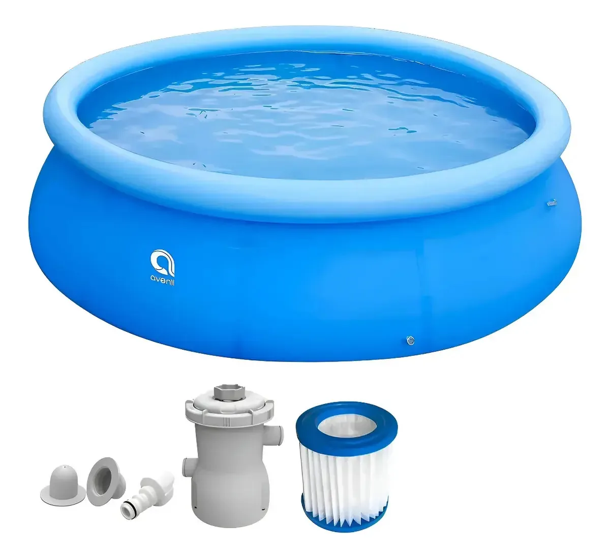 Piscina inflável inflável de 3,60 m x 76 cm 5377 L com bomba Jilong Avenli