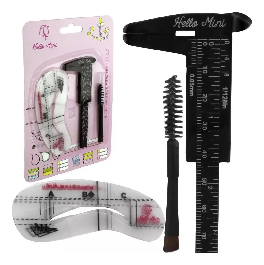 Kit Maquiagem Macrilan Design Para Sobrancelha 1un