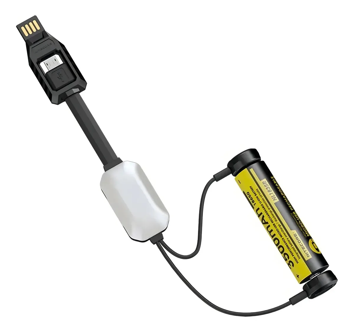 Carregador de bateria USB magnético portátil Nitecore Lc10