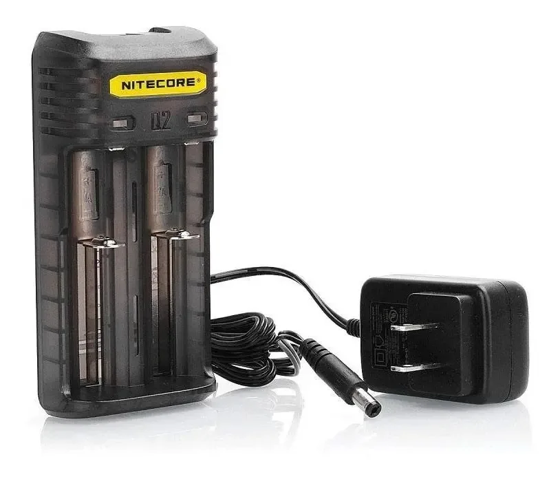 Carregador Nitecore Q2 para Baterias 18650 com 2 Portos de Carga