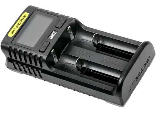 Carregador Nitecore Ums2 Carga Rápida Para Pilhas E Baterias
