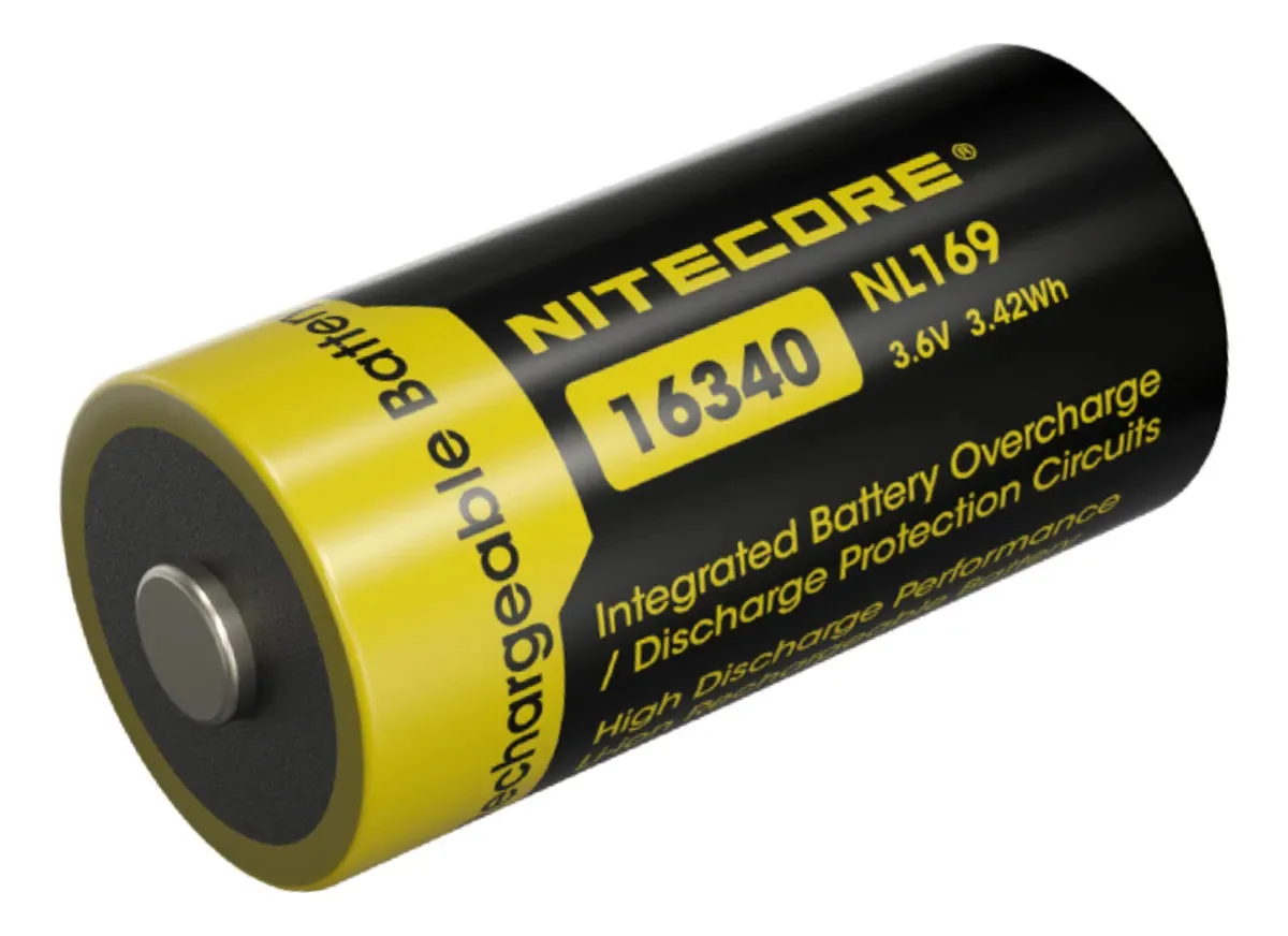 Bateria Pilha Recarregável Nitecore Nl169 950mah Lítio
