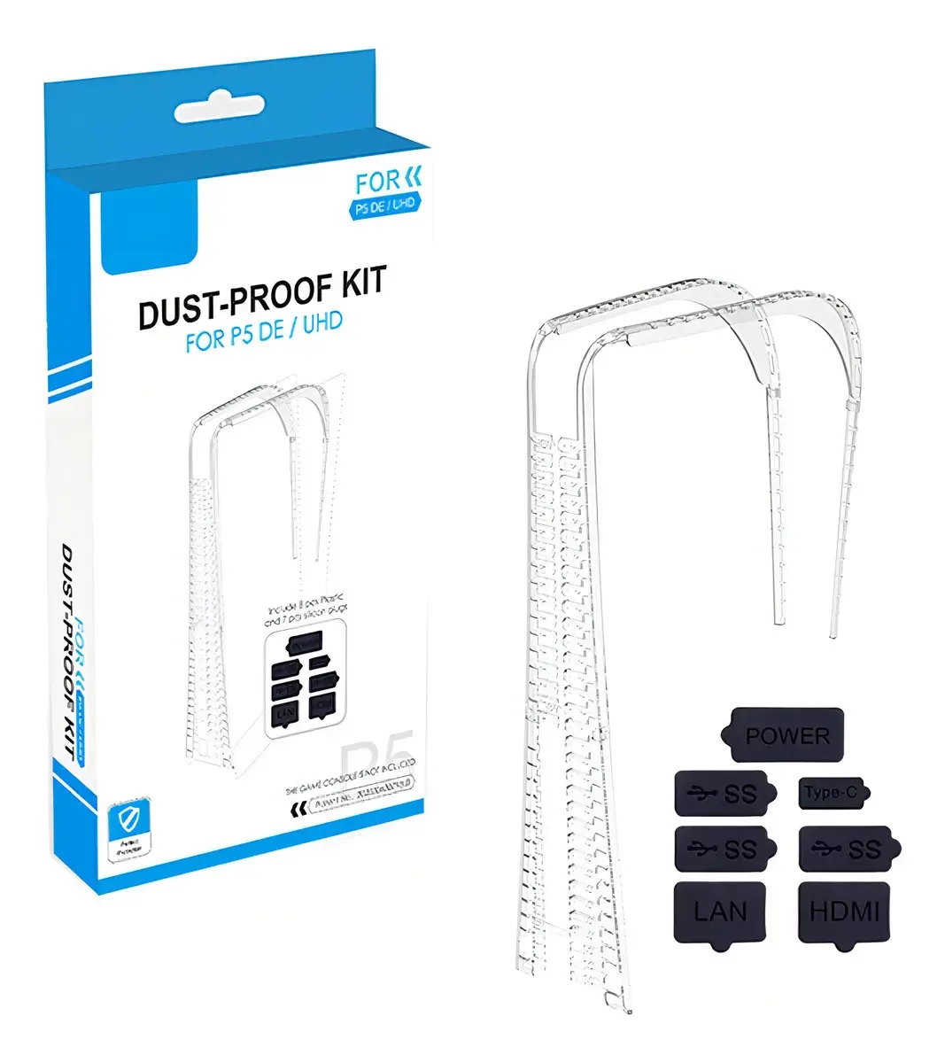 Kit Antipoeira Para Playstation 5 Tampa De Silicone Protetor