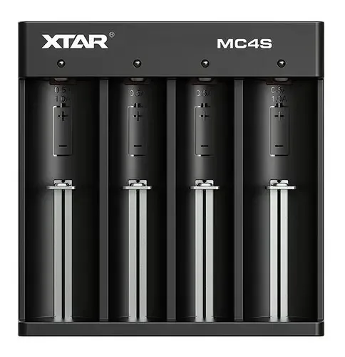 Carregador de bateria XTAR MC4S - entrada DC5V2.1A