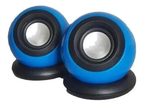 Caixa De Som Pc Goldenultra Cor Azul